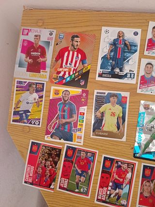 Cromos de fútbol: ¡Variedad!