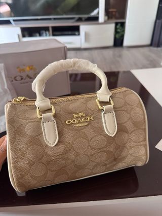Bolso Coach Mini Beige