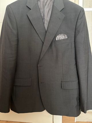 Chaqueta traje gris oscuro