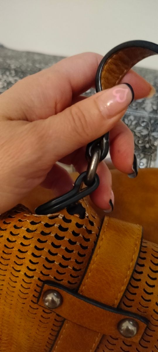 Bolso bandolera marrón