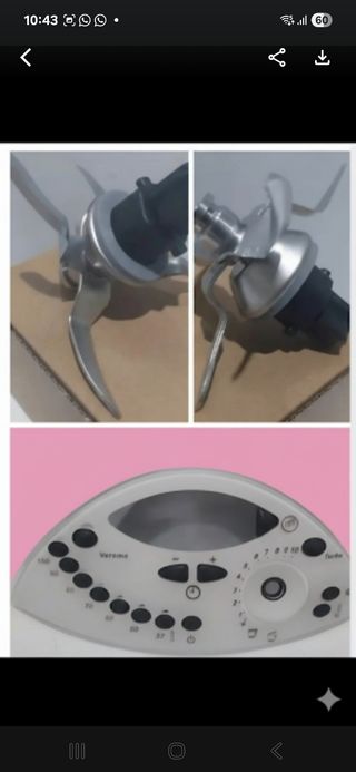 CUCHILLAS Y FRONTAL TM31 COMPATIBLE THERMOMIX