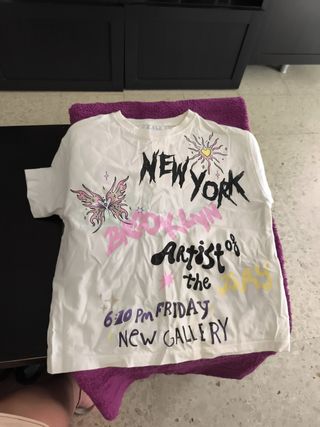 Camiseta Zara niña New York