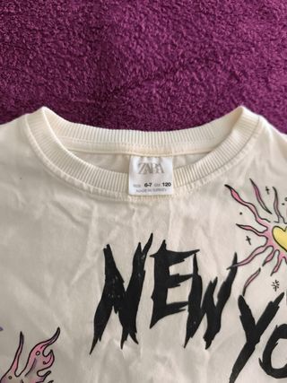 Camiseta Zara niña New York