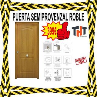 PUERTA PROVENZAL ROBLE 210 X 90 MI