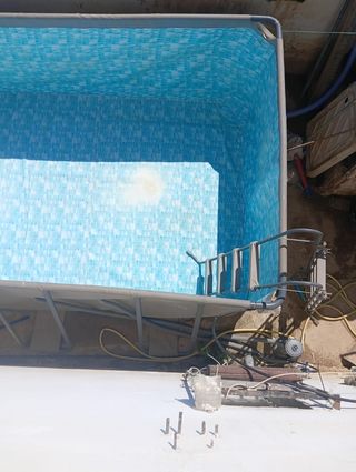 Piscina rectangular tubular 