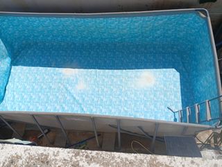 Piscina rectangular tubular 