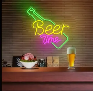 Lampada Neon LED - "BEER TIME"
