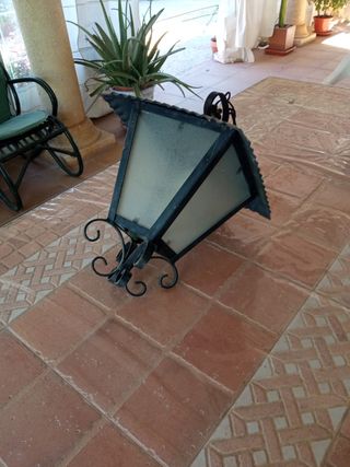 Farol forja negro - Exterior