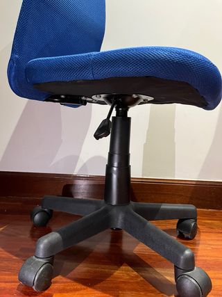 Silla escritorio juvenil azul