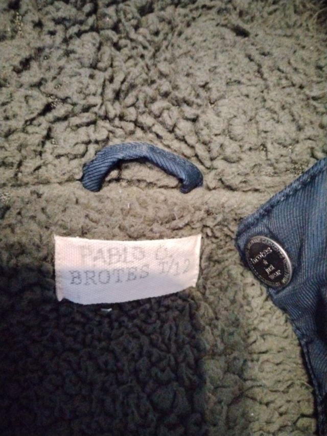 Chaqueta azul niño talla 12