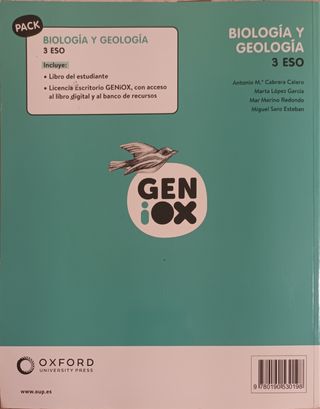 Biología y Geología 3º ESO. Libro del estudiant...