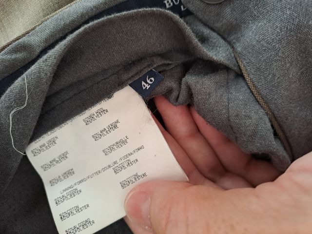 Pantalones Burberry marrón talla 46 entretiempo