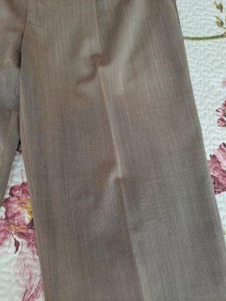 Pantalones Burberry marrón talla 46 entretiempo