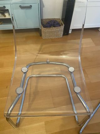 Silla transparente ikea TOBIAS