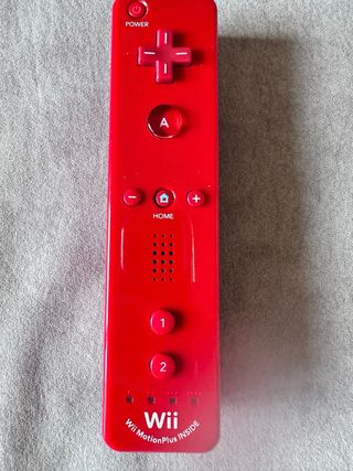 Mando Wii Motion Plus Rojo