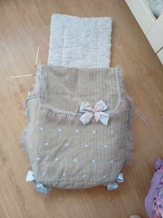 Saco silla capazo bebé - beige