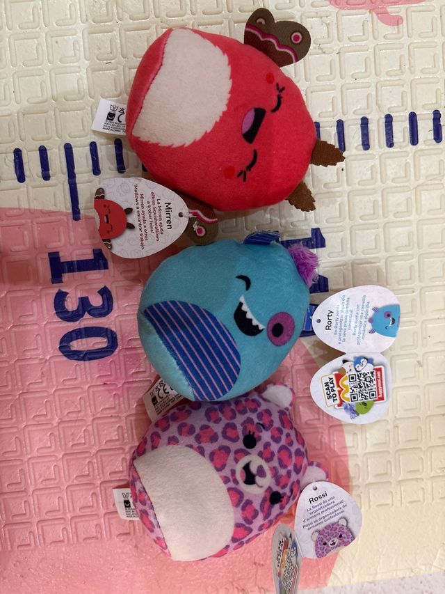 3 Peluches Squishmallows