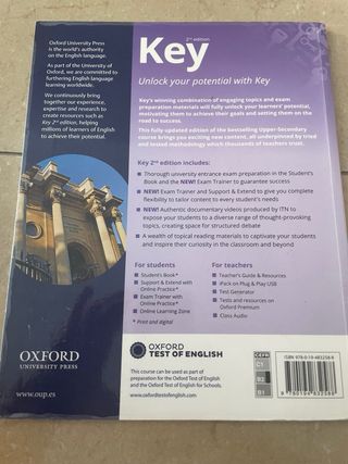 Key to Bachillerato 2. Student's Book. 2 Edition