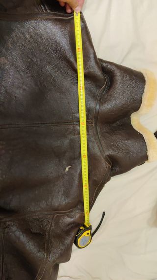 Cazadora cuero US ARMY marrón