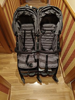 Silla gemelar compacta