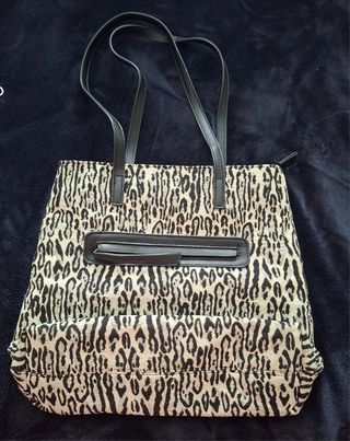 Bolso tote estampado animal print