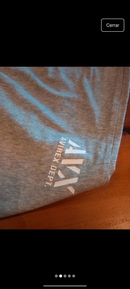 Pantalón Avirex 3/4 Gris