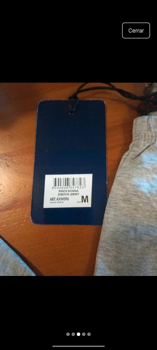 Pantalón Avirex 3/4 Gris