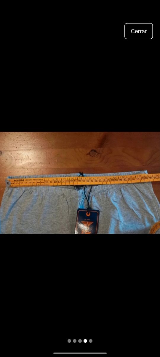 Pantalón Avirex 3/4 Gris