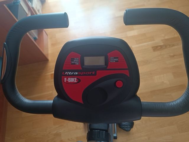 Bicicleta estática plegable + Stepper con bandas