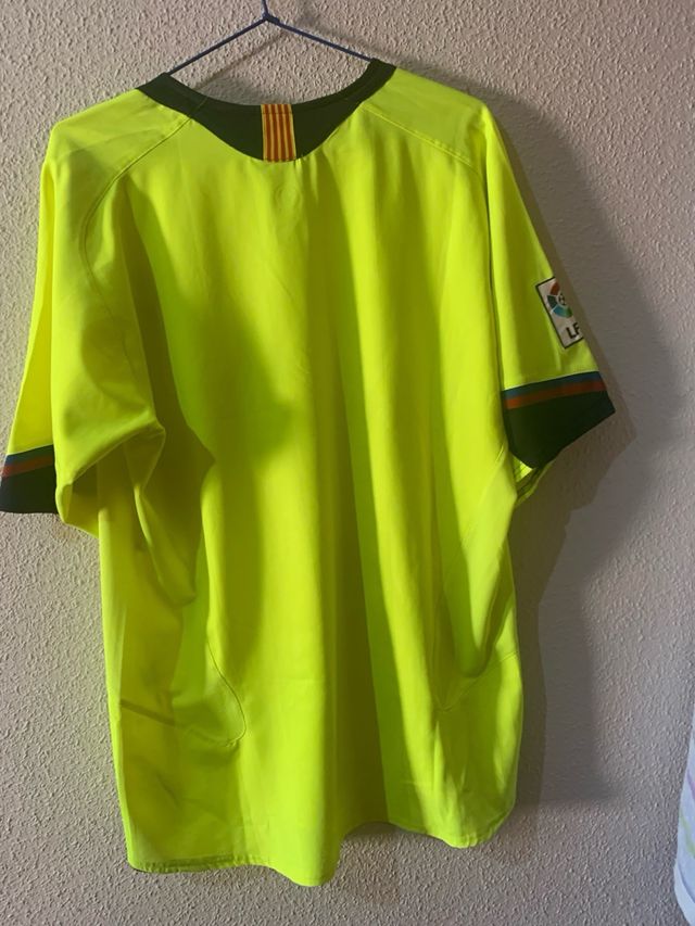 Camiseta FC Barcelona Nike Amarilla 2005/06