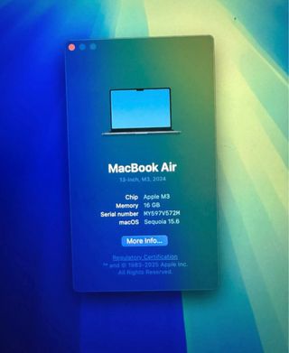 MacBook Air 13" M3 2024 Gris Espacial