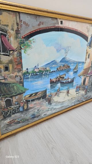 Quadro olio su tela - paesaggio marino