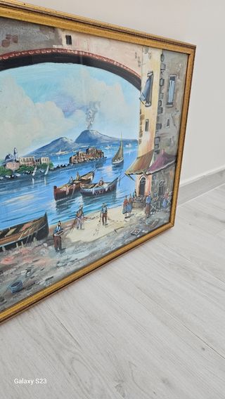 Quadro olio su tela - paesaggio marino