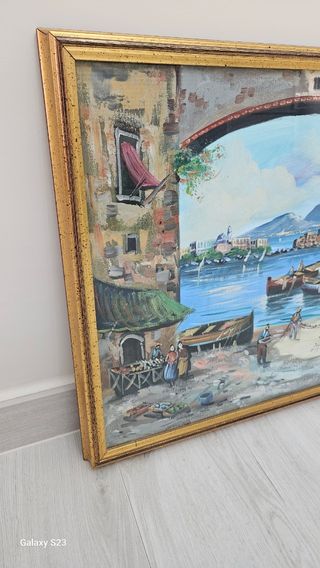 Quadro olio su tela - paesaggio marino