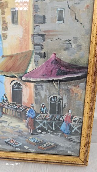 Quadro olio su tela - paesaggio marino