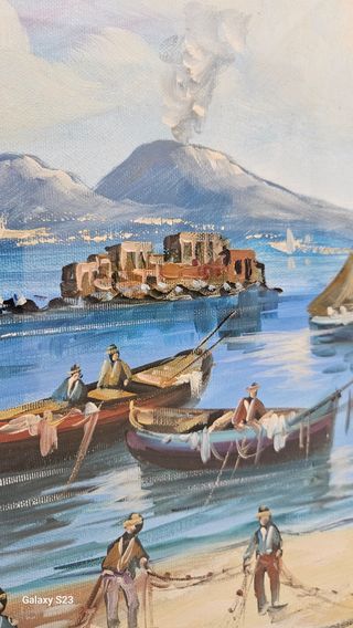 Quadro olio su tela - paesaggio marino