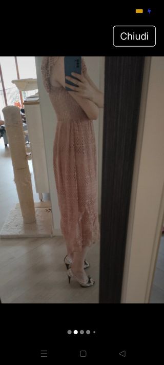 Abito Rinascimento rosa antico