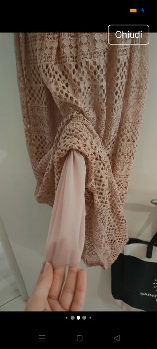 Abito Rinascimento rosa antico
