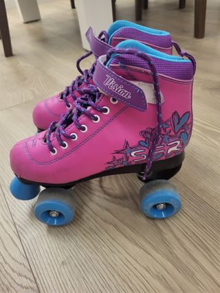 Patines de cuatro ruedas niña 35,5