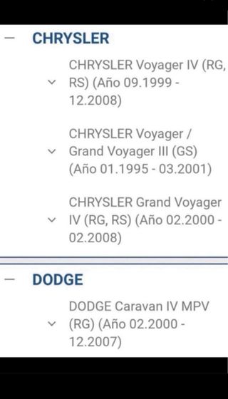 Discos Freno Voyager Dodge Fiat Freemont MOPAR