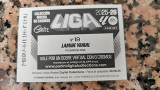 Cromo Lamine Yamal FC Barcelona