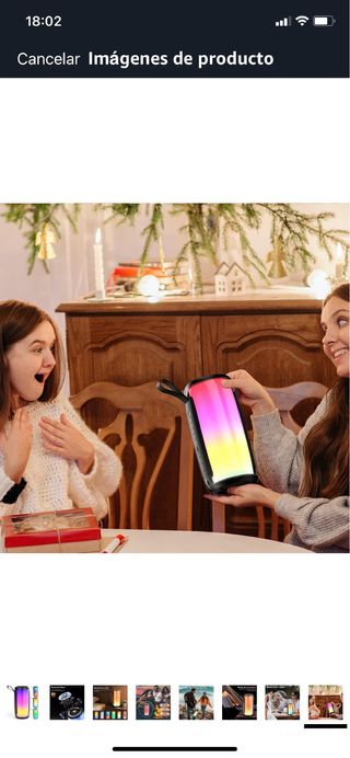 Altavoz Bluetooth Portátil LED