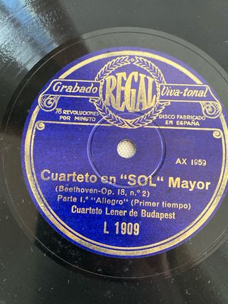4 antiguos discos de pizarra . 30cm. de diámetro-1