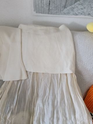 Conjunto falda blanco
