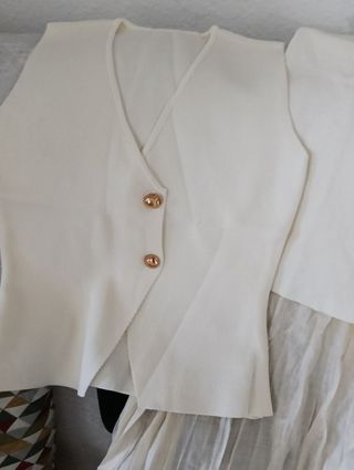 Conjunto falda blanco