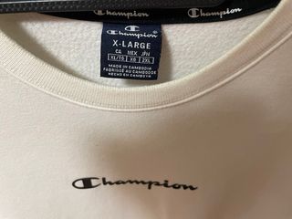 Sudadera Champion XL blanca