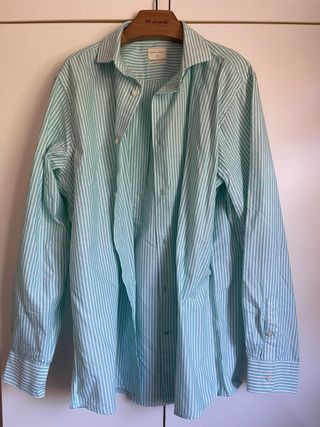 Camisa Álvaro Moreno L rayas verdes