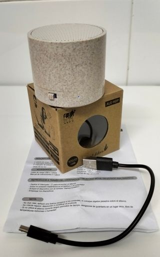 Mini Altavoz Portátil Beige