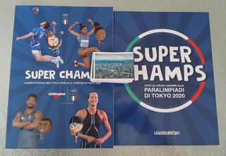 Album Super Champs + Figurine Esselunga