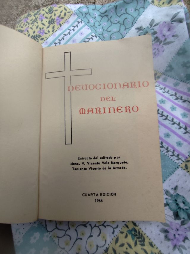Devocionario marinero antiguo